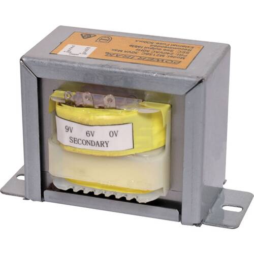 Powertran 6.3V-15V 2A Mains Transformer 30Va Multiple Tapped Voltages
