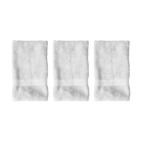 3PK Regal Soft Cotton Absorbent Bath Towel Bathroom Accessory 68x137cm White
