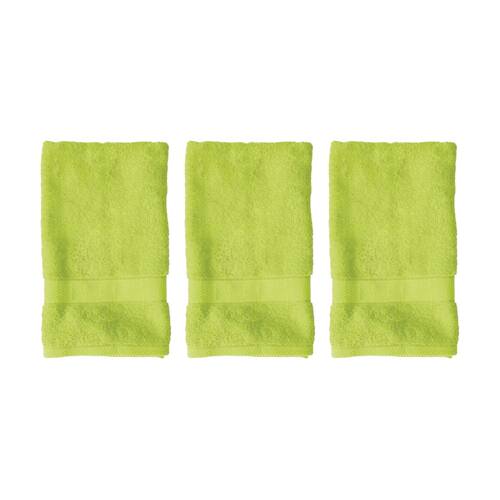 3PK Regal Soft Cotton Absorbent Bath Towel Bathroom Accessory 68x137cm Lime