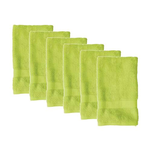 6PK Regal Soft Cotton Absorbent Bath Towel Bathroom Accessory 68x137cm Lime