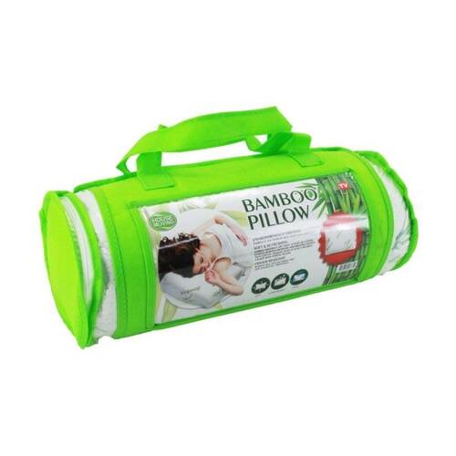 Braz Bamboo Rolled Breathable Airflow Sleeping Pillow 40x55cm