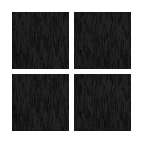 4PK Braz Printed Room Darkening Hanging Curtain Home Decor 140x223cm Black
