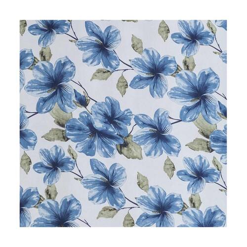 Braz Printed Room Darkening Hanging Curtain Home Decor 140x223cm Blue Foral