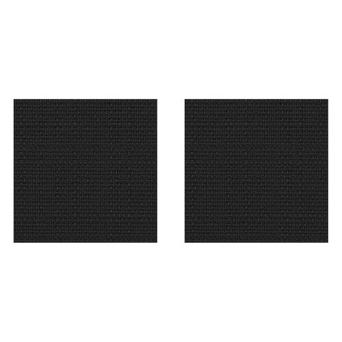 2PK Braz Blockout Room Hanging Curtain Home Decor 137x213cm Hamilton Black