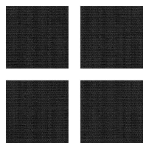 4PK Braz Blockout Room Hanging Curtain Home Decor 137x213cm Hamilton Black