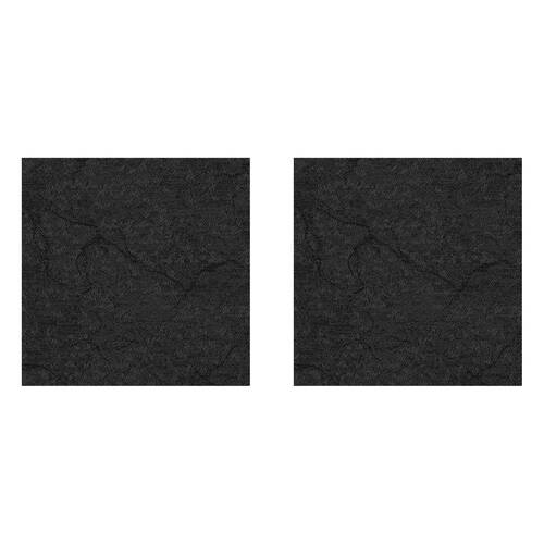2PK Braz Blockout Room Hanging Curtain Home Decor 137x213cm Monterey Black
