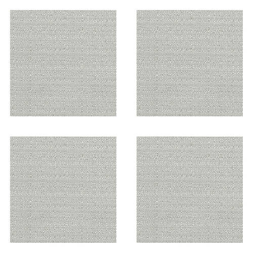 4PK Braz Blockout Room Hanging Curtain Home Decor 137x213cm Laguna Silver