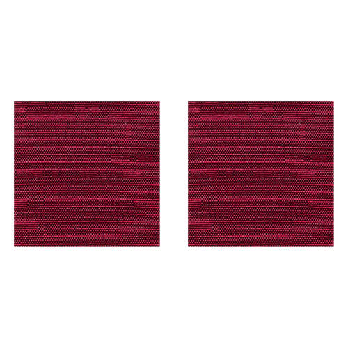 2PK Braz Blockout Room Hanging Curtain Home Decor 137x213cm Miami Burgundy
