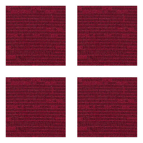 4PK Braz Blockout Room Hanging Curtain Home Decor 137x213cm Miami Burgundy