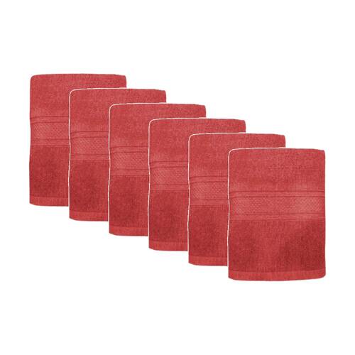 6PK Capri Soft Absorbent Bath Towel Bathroom Accessory 70x140cm Hibiscu