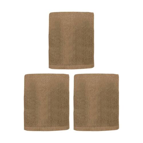 3PK Capri Non Slip Bath Mat Bathroom Floor Accessory Home Decor 45x75cm Sand