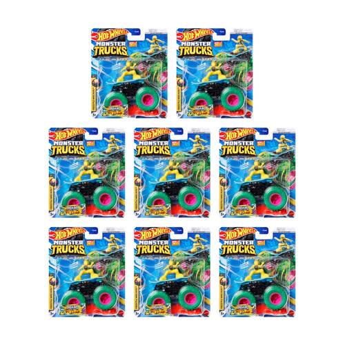 8PK Hot Wheels Monster Trucks 1.64 Scale Kids Toy Car Vehicle Assorted 3y+