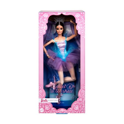 Barbie Signature Ballet Wishes Collectible Toy Doll W/ Tiara 6y+