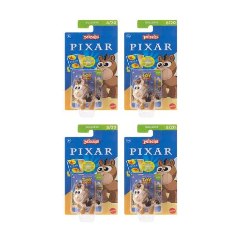 4PK Disney & Pixar Mini Figures Collectable Kids Character Doll 2.5cm 3y+
