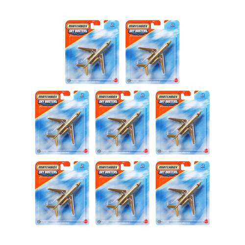 8PK All Brands Toys Matchbox Skybusters Kids Toy Aircraft Assorted 3y+