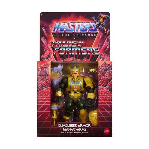 Masters Of The Universe Transformers Bumblebee Armor Man-At-Arms Action Figure