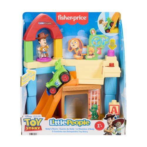 Toy Story Little People Andy's Room Play Set W/ Doll Figures & Vehicle 1.5y+