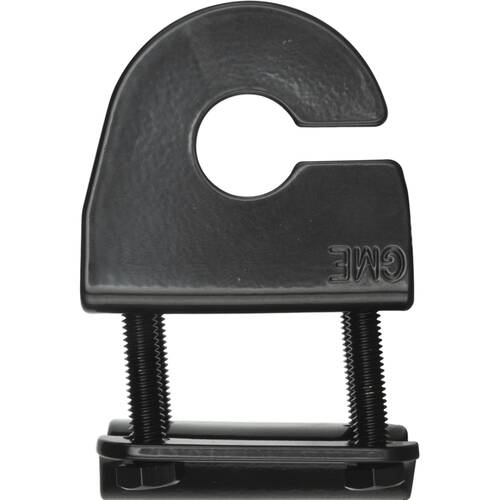 Gme Mirror Mount Bracket Stainless Steel Black 2.5mm With Cable Slot