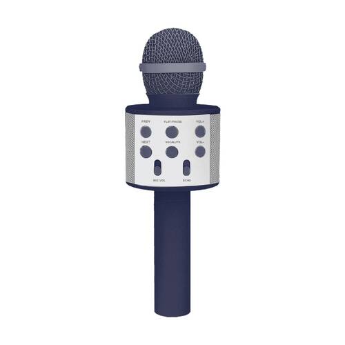 Laser Karaoke Microphone Built-In Speaker USB Rechargeable Future Dusk