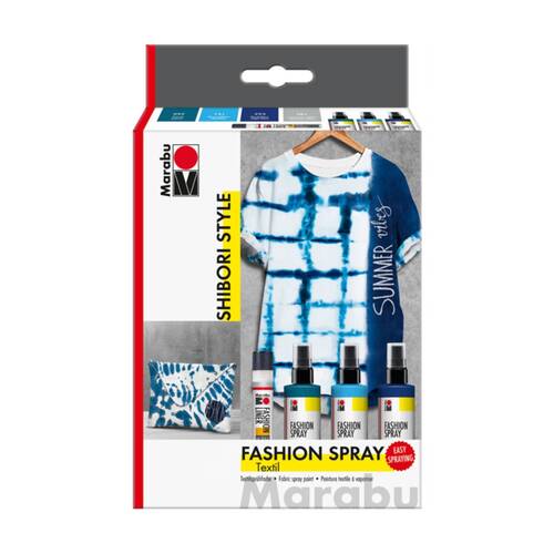 Marabu Fashion Art/Craft Textile Fabric Painting Spray Shibori