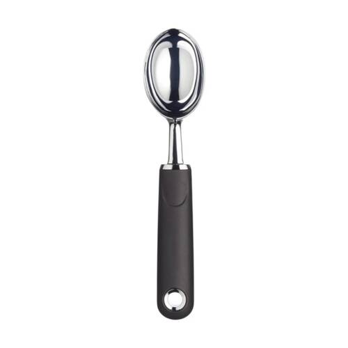 MasterCraft Soft Grip Stainless Steel Ice Cream Scoop Black 20x4.5x3cm