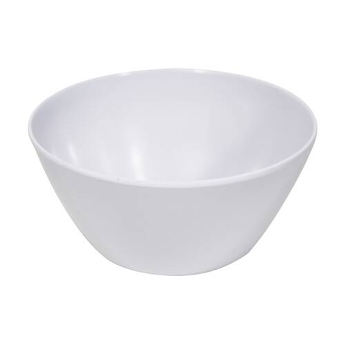 24x Partyware Reusable Melamine Bowl Tableware/Serveware 150mm White