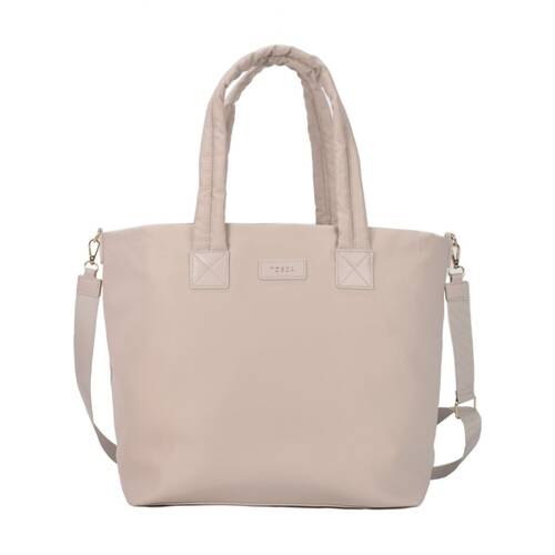 Tosca Women's Lightweight Large Nylon Metro Tote Travel Bag Pink Stone