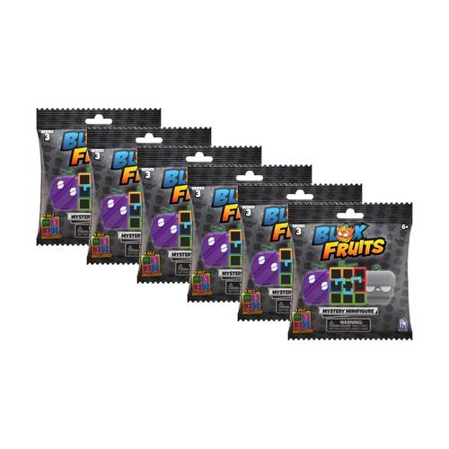 6PK Phat Mojo Blox Fruits Mini Blind Figures Series 3 Collectible Assorted
