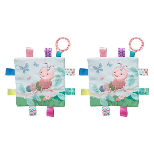 2PK Mary Meyer Taggies Camilla Caterpillar Crinkle Me Activity Toy W/ Squeaker