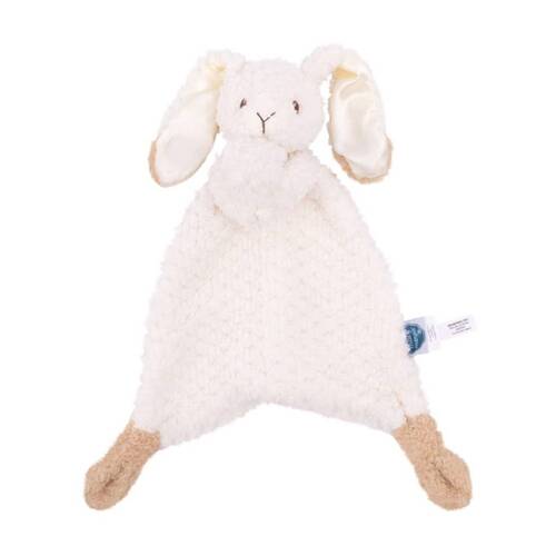Mary Meyer Nursery Oatmeal Bunny Lovey Baby Soft Plush Toy Blanket Cream 33cm