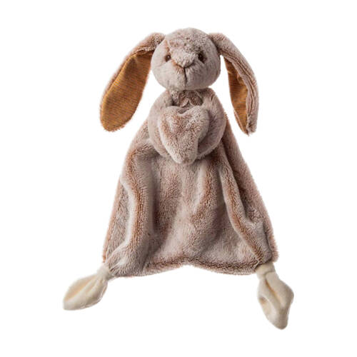 Mary Meyer Nursery Silky Tan?Bunny Lovey?Baby Soft Plush Toy Blanket Brown 33cm