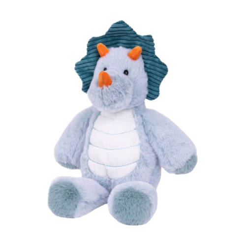 Mary Meyer Marshmallow Animal Triceratops Soft Plush Weighted?Cuddle Toy 33cm