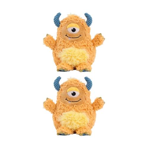 2PK Mary Meyer Monster Friends Wink Soft Plush Cuddle Toy Yellow 29cm