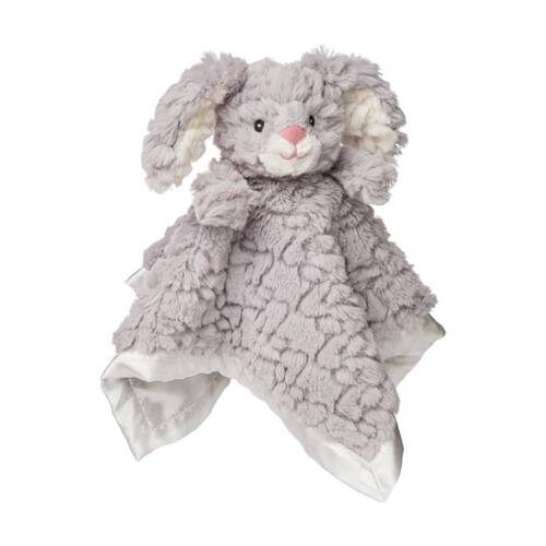 Mary Meyer Nursery Shadow Bunny?Character Cuddle Toy & Satin Blanket Grey 33cm