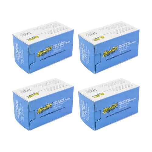 4x 200pc Yamataki Self Seal Sterilization Pouches Autoclave Dental 57x130mm