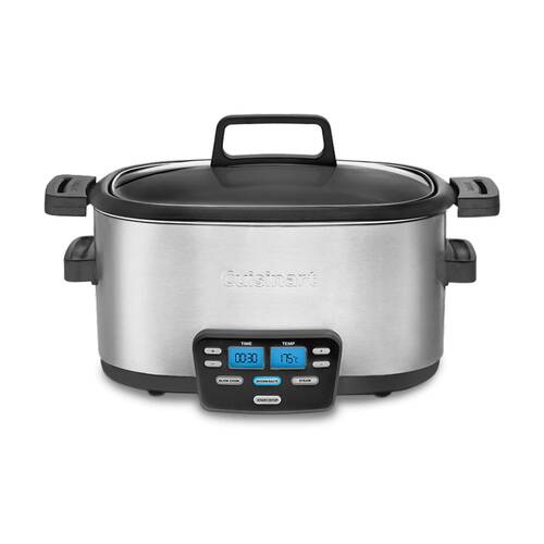 Cuisinart Cook Central 3-in-1 Electric Multicooker 5.7L - Stainless Steel
