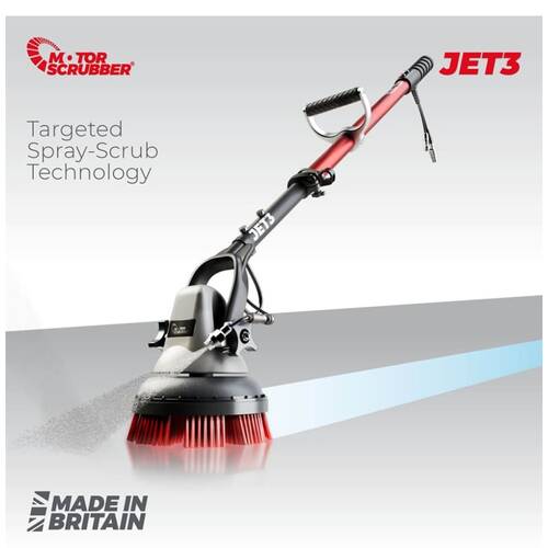 Motorscrubber Jet 3 Floor Scrubber Starter Kit With Spray Function Cordless