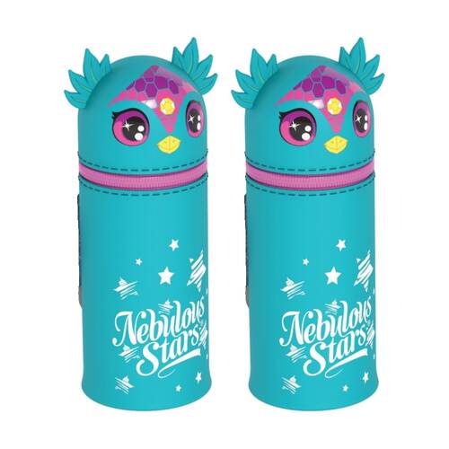 2x Nebulous Stars Stand-Up Pencil Case Silicone Pen Holder 6Y+ Assorted