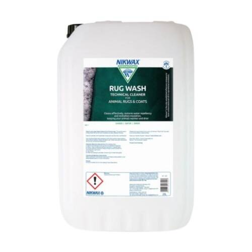 Nikwax Rug Wash Natural Soap Cleaner/Waterproofing For Animal Rugs & Coats 25L
