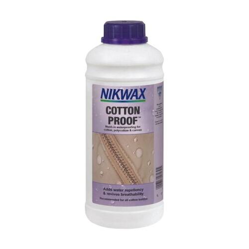 Nikwax Cotton Proof Wash-In Waterproofing For Cotton/Polycotton/Canvas 1L