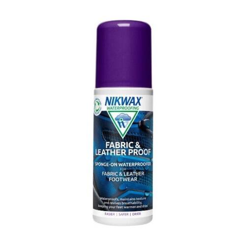 2PK Nikwax Fabric & Leather Proof Sponge On Waterproof For Footwear 125ml