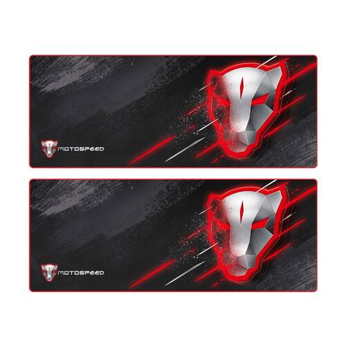2PK Motospeed P60 Rubber Gaming Mouse Keyboard Pad 780x300x3mm Black