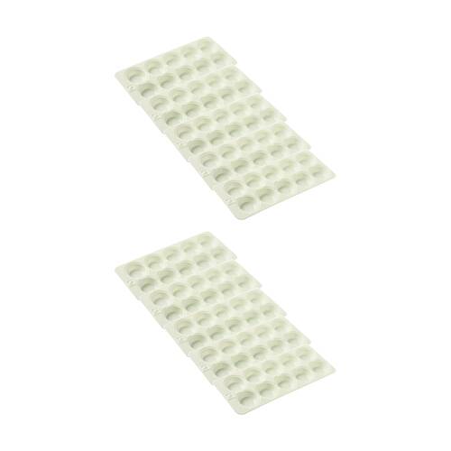 10PK Educational Colours 10 Well Painting Palette Tray White Kids Art/Craft