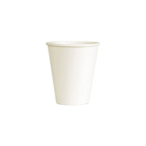 24x 15pc Partyware FSC Aqueous Paper Cups Set Disposable 250ml White