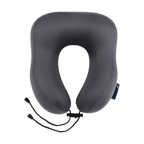 Paklite Neck Pillow Travel Comfort Lightweight Charcoal 26x28x13cm