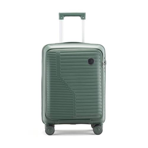 Paklite Contrail Small Luggage TSA Lock Laptop Fit Travel Green 46.5L