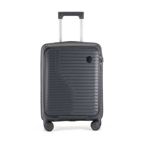 Paklite Contrail Sml Luggage TSA Travel Charcoal 46.5L 55x36x23.5cm