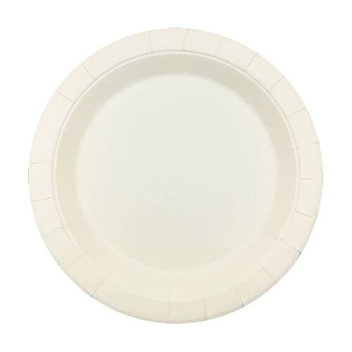 20x 100pc Partyware FSC Round Disposable Paper Plates Set 230mm White