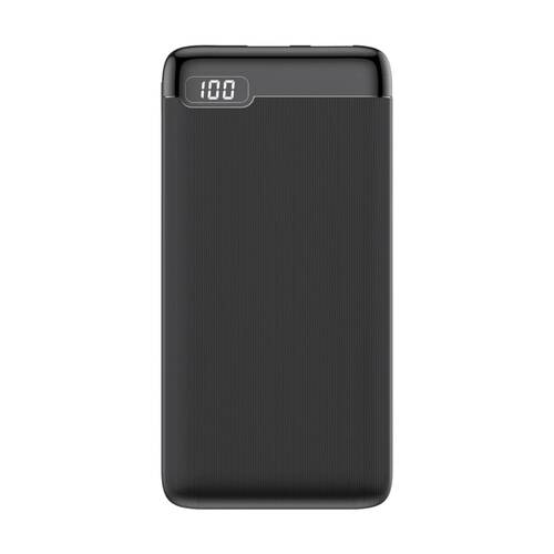Chargecore 10000mAh Power Bank Fast Charging With Battery Display Black