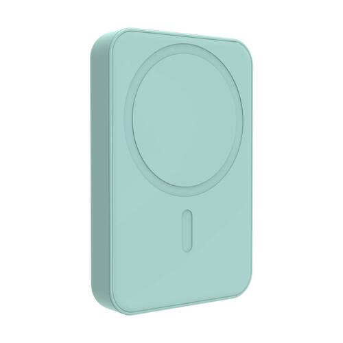Laser Magnetic 5000mAh Dual Device Wireless Charging Power Bank Aquatic Awe